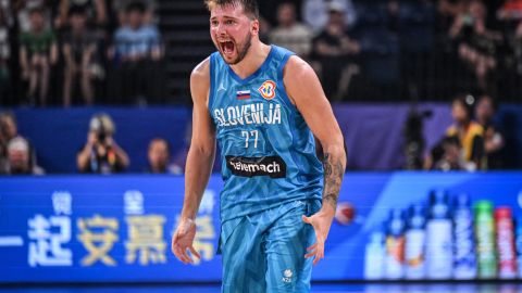 Luka Doncic, jugador de la selección eslovena.