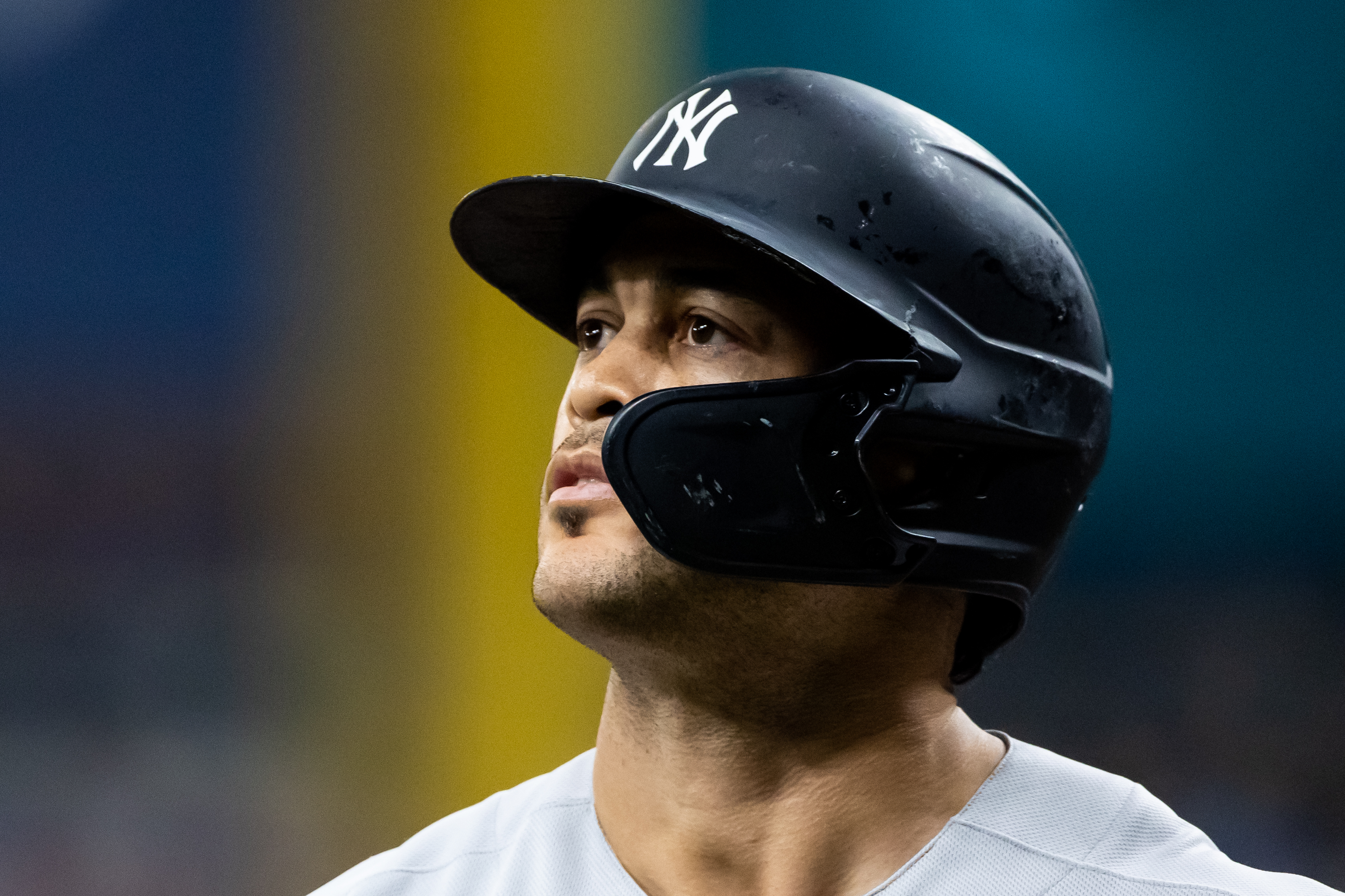 lesión en la cara de giancarlo stanton