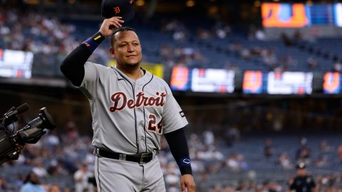 Miguel Cabrera, veterano jugador de los Detroit Tigers.