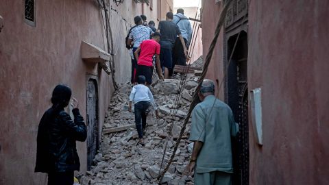 El epicentro del terremoto se produjo en las montañas del Atlas, a unas 43 millas de Marrakech.