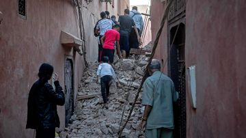 El epicentro del terremoto se produjo en las montañas del Atlas, a unas 43 millas de Marrakech.