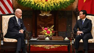 Biden y Thuong hablaron de negocios y de lazos económicos.