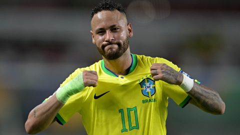 Neymar, máximo goleador de la selección brasileña.