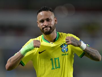 Neymar, máximo goleador de la selección brasileña.