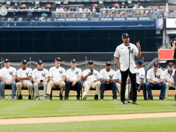 Andy Pettitte Derek Jeter Jorge Posada & Mariano Rivera New York