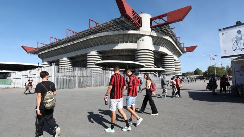 Estadio San Siro en Milán.