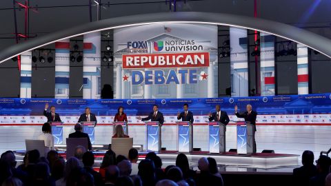 Second Republican Primary Debate Held At Ronald Reagan Presidential Library