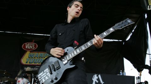 Justin Sane, vocalista del grupo Anti-Flag.