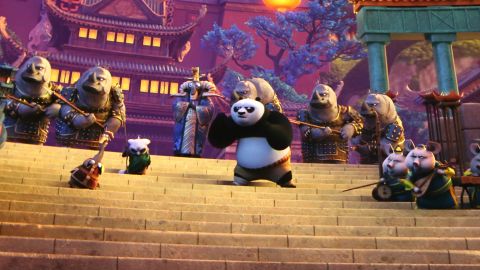 Escena de la película "Kung-Fu Panda".