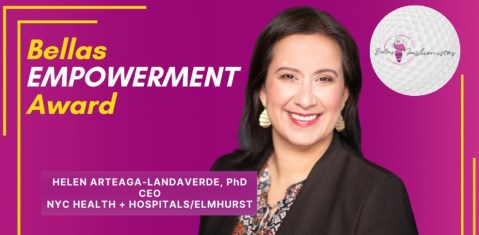 Dra. Helen Arteaga Landaverde, CEO del Hospital Elmhurst, es una de las latinas honradas durante la cena de Bellas Fashionistas.