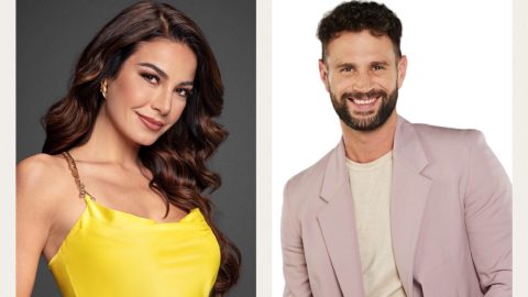En la imagen aparecen Julia Gama y Rafa Nieves de "Los 50".