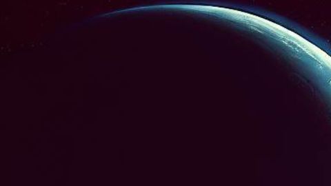 Ilustración del Planeta Tierra y la Luna.