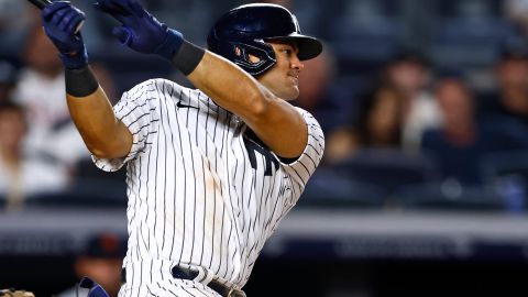 Dominicano Jasson Domínguez pega tercer jonrón con los Yankees y hace historia en las Grandes Ligas