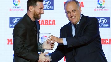 Presidente de LaLiga retoma el tema Messi señalando al argentino y al Barcelona como responsables de ese "final triste"