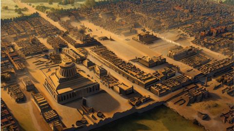 Reconstruyeron Tenochtitlán en 3D.