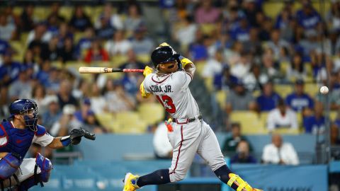 Ronald Acuña Jr. exhibe su poder y conecta el batazo más fuerte del año en Grandes Ligas: Un jonrón a 121.2 MPH [Video]