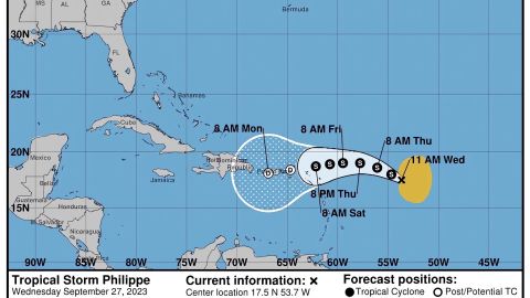 Tormenta tropical Philippe