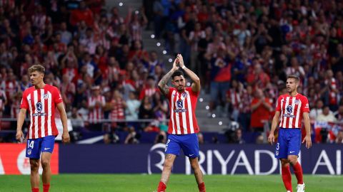 El defensa uruguayo del Atlético de Madrid Josema Giménez.