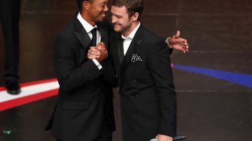 Tiger Woods y Justin Timberlake son amigos de larga data: aquí en 2012.