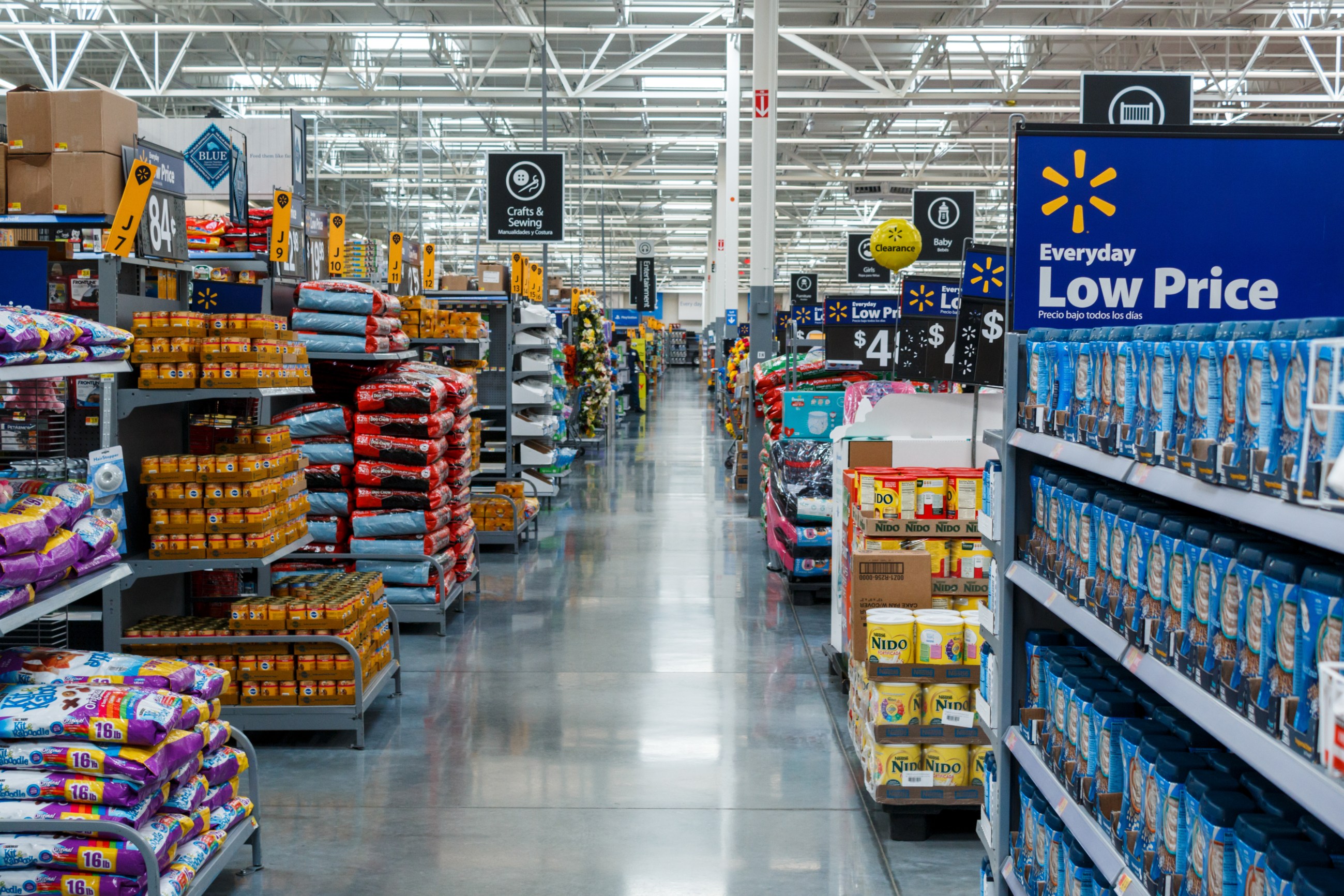 Supermercado Walmart em Los Angeles - 2023