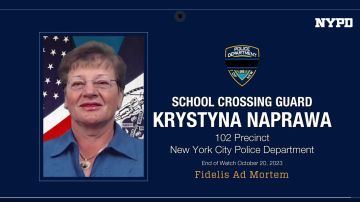Krystyna Naprawa tenía 13 años en NYPD.