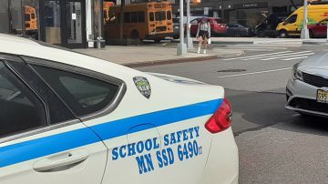 Patrullaje escolar de NYPD.