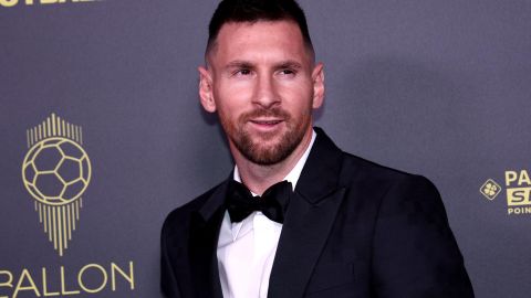 Lionel Mess en su llegada a la ceremonia del Balón de Oro.