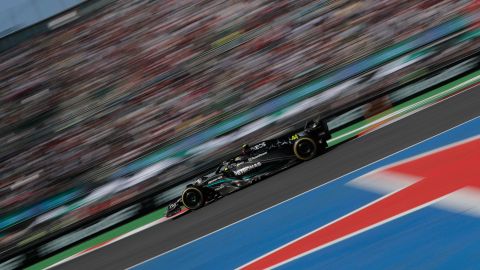 El británico Lewis Hamilton llegó de segundo en el GP de México.