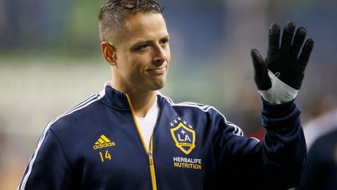 Chicharito Hernández, jugador de Los Ángeles Galaxy.