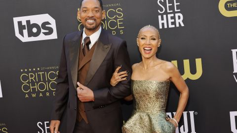 El actor Will Smith junto a su esposa Jada Pinkett.