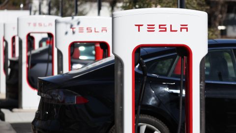 Superchargers de Tesla en Israel.