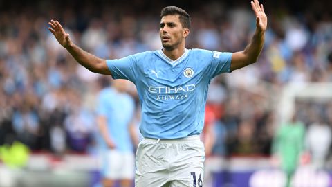 Rodri, jugador español del Manchester City.