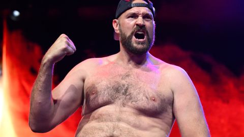 Tyson Fury, boxeador de la categoría peso pesado.