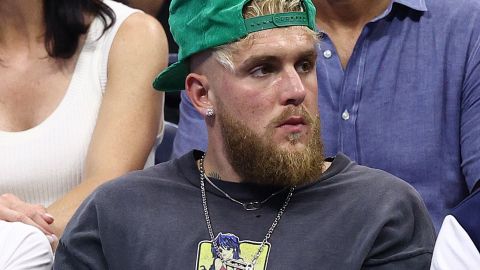 Jake Paul durante un encuentro del US Open 2023.