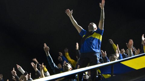 Hinchada de Boca Juniors.