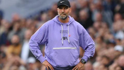 Jürgen Klopp durante el partido entre el Liverpool y el Tottenham.