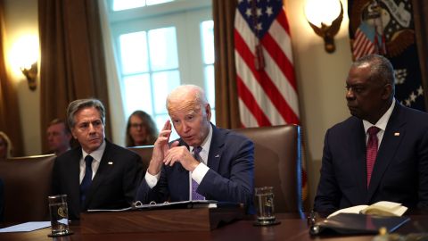 President Biden Meets With His Cabinet At The White House For Update On Current Issues Facing The Nation