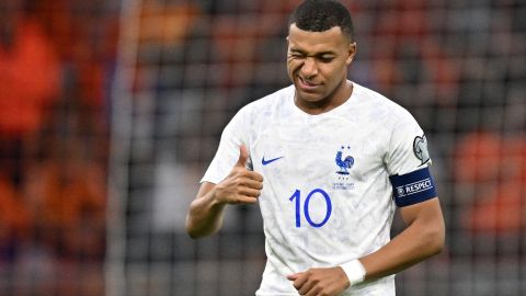 Kylian Mbappé, jugador francés.