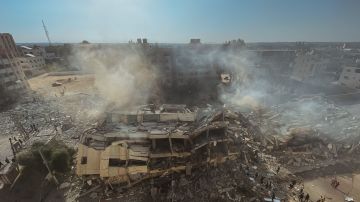 Edificios destruidos en Gaza.