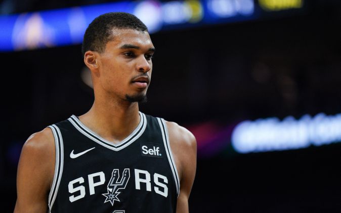 Victor Wembanyama, novato de la NBA.