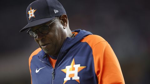 Dusty Baker, manager de los Houston Astros.