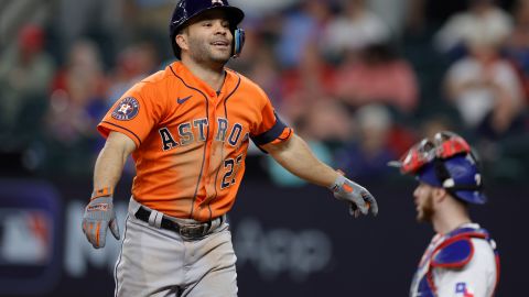 José Altuve, jugador de los Astros.