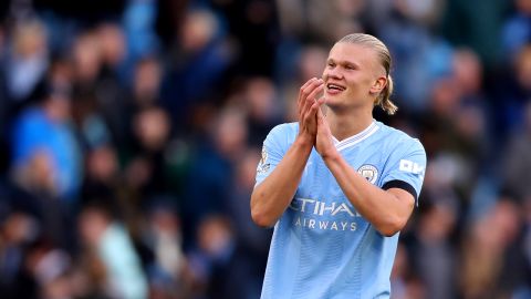 Erling Haaland, jugador del Manchester City.