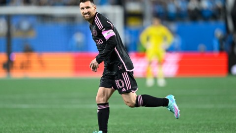 Lionel Messi durante un encuentro ante Charlotte FC.