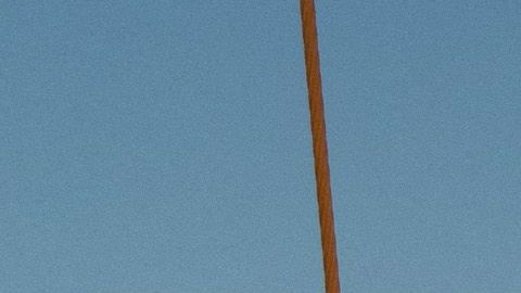 La gente cruza el Puente de Brooklyn mientras participa en una protesta en apoyo del pueblo palestino.