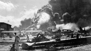 Imágenes del ataque en Pearl Harbor.
