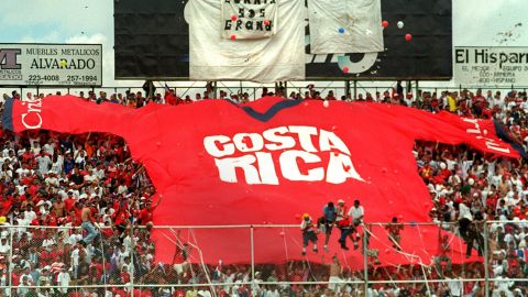 La selección de Costa Rica acostumbraba a celebrar sus partidos de local en el Ricardo Saprissa en los años 90.