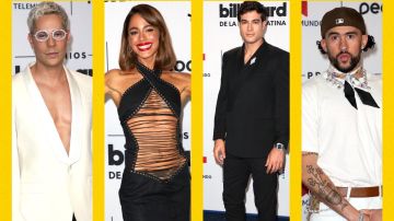 Empezó el desfile en la alfombra azul de los Premios Billboard de la Música Latina 2023.