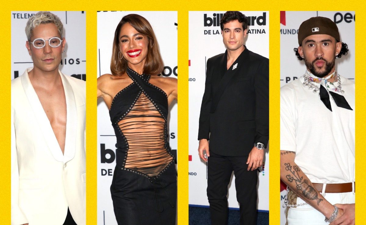 Empezó el desfile en la alfombra azul de los Premios Billboard de la Música Latina 2023.