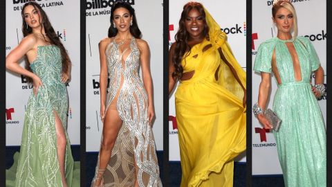 La alfombra azul de los Premios Billboard 2023 tuvo de todo un poco y en cuanto a los colores que reinaron, tuvimos desde el negro hasta el amarillo y el verde.